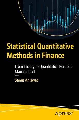 textbook image. Statistical Quantitative Methods in Finance: From Theory to Quantitative Portfolio Management.