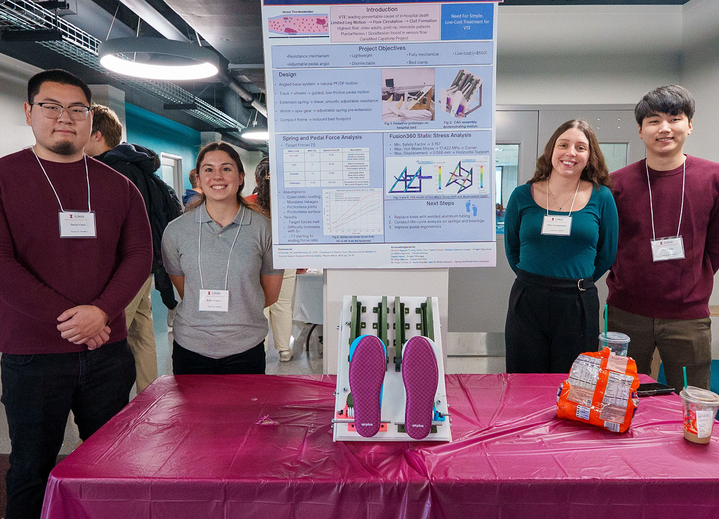 Mary Chronopoulou, Daniel Chun, Daniel Kim, and Bella Tortorici