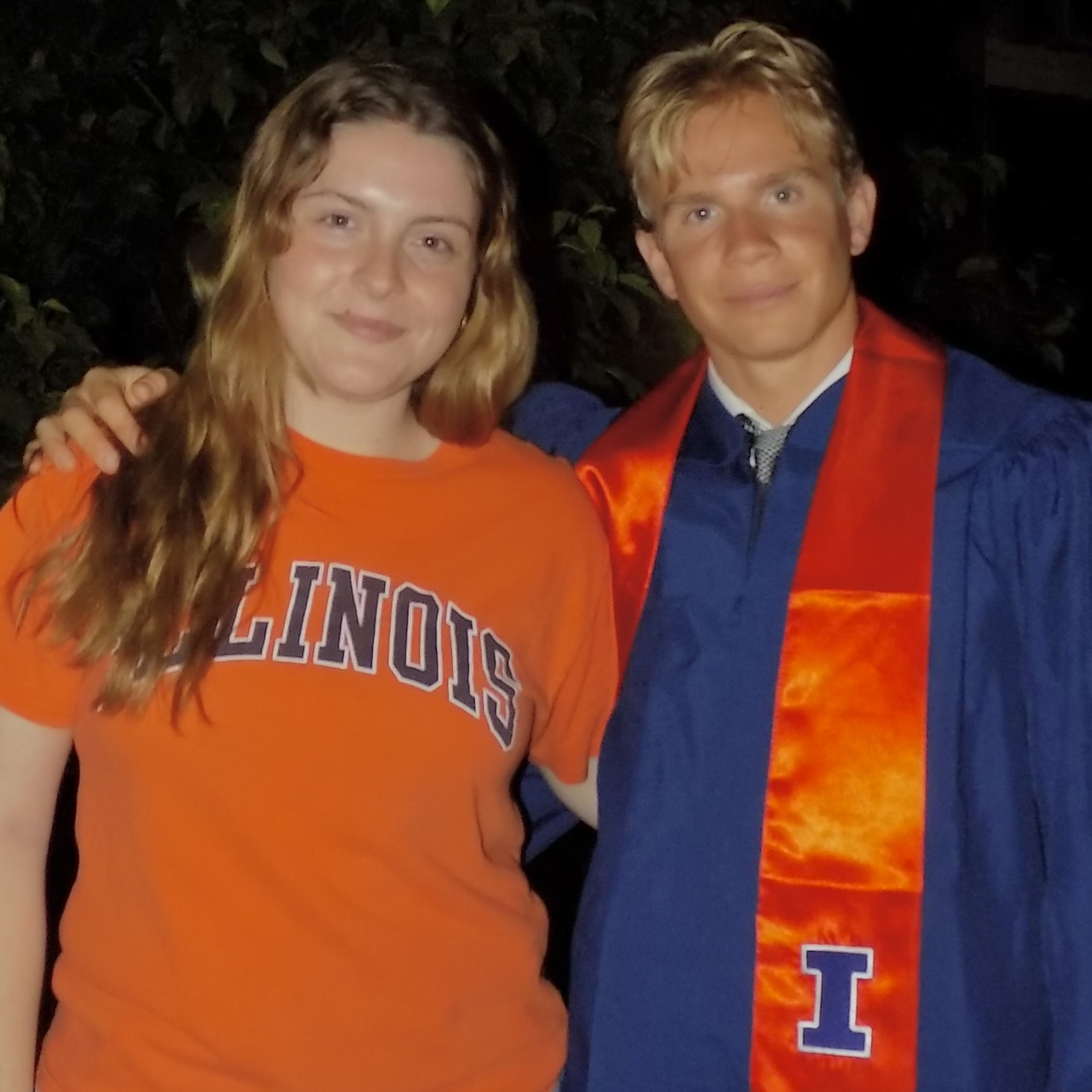 Jillian Kouzmanoff and her brother Max