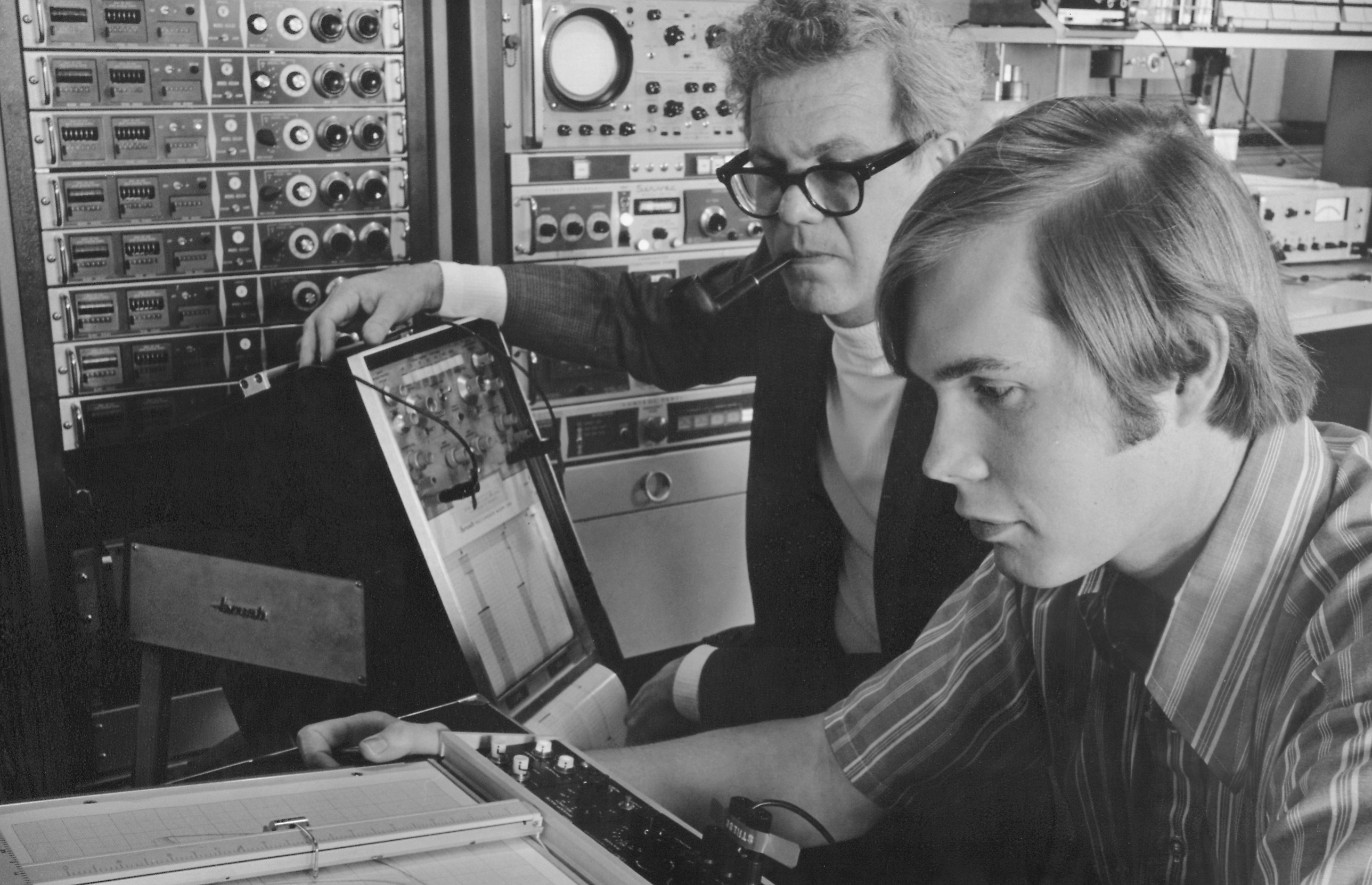 Jo Dean Morrow with a student