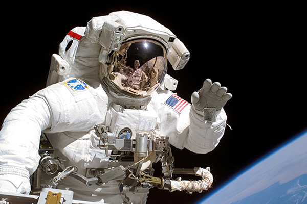 Joe Tanner in space
