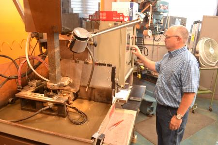 Shop Supervisor Kyle Cheek.