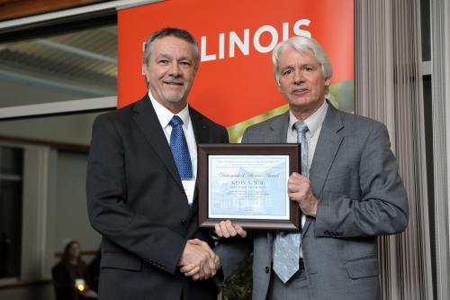 Dr. Kevin Wise and Department Head Anthony Jacobi.