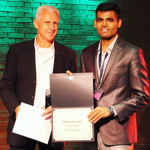 Dhawal Thakare, right.