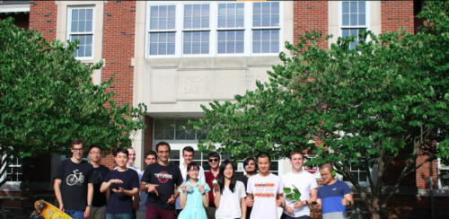 Kinetic Materials Research Group outside MEL. 