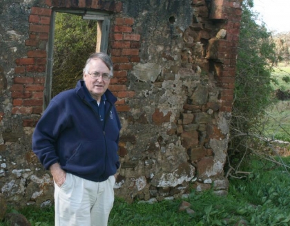 Dr. Richard Keane on his family's farm in Australia.