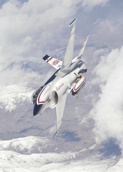 An F-16 VISTA aircraft. Photo courtesy of Edwards Air Force Base.