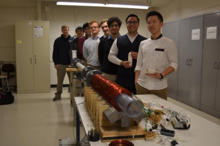 Members of the Illini Hyperloop team. 