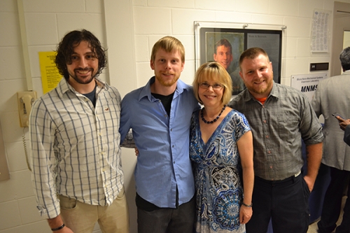 Shannon's sons Davis, Neal, and Robert, and wife Mona.