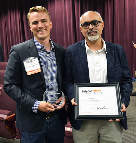 Graduate student Adam Tilton and Associate Professor Prashant Mehta.