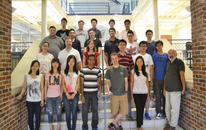 Professor Pega Hrnjak with his research group, part of the ACRC.