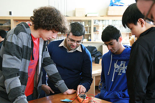 Uni High students developed several different designs and discussed the characteristics of a successful design.