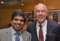 MechSE department head Placid Ferreira and Hall-of-Fame alumnus Alexander Rankin