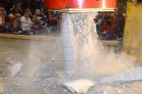 Concrete crushing at the Engineering Open House