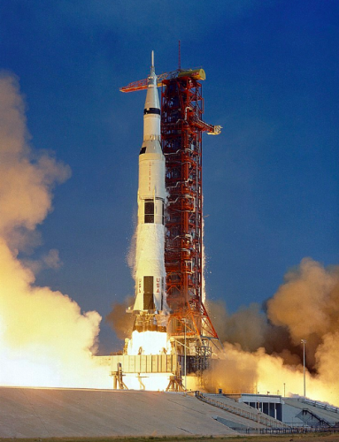The Saturn V launched many successful Apollo missions. 
