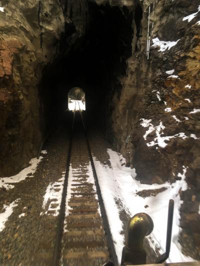 Climbing into the mountains outside Denver, Colorado. 