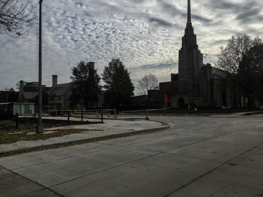 Corner of Green &amp; Mathews reopening.