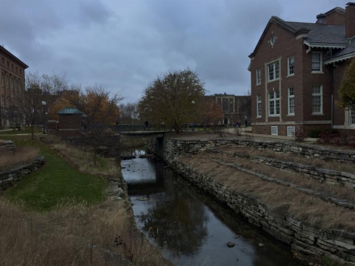 Boneyard Creek in early December.