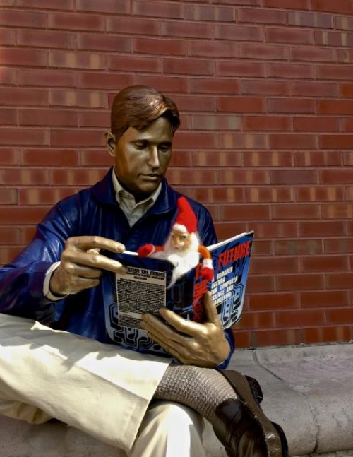 Someone left a friend for the engineer.