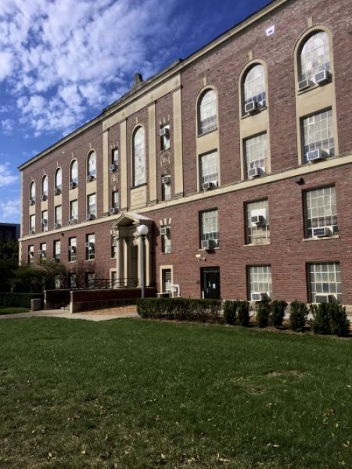 Talbot Lab on a sunny fall morning.