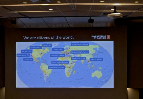 Dean Cangellaris and his family have lived in or visited places across four continents. Photo by Taylor Tucker. 