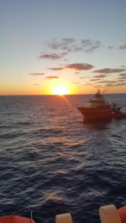 The view from my office when I'm out on the rig.