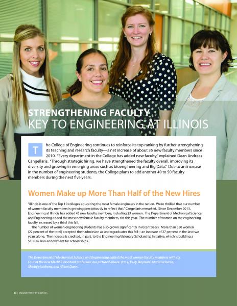 Page 12 of Engineering at Illinois magazine, Spring 2015