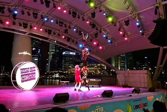 The amazing outdoor circus.