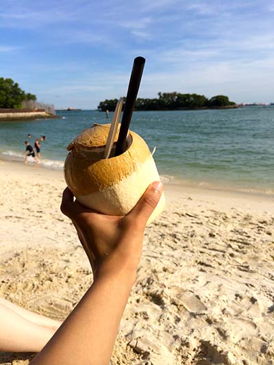 Cheers from the beach!