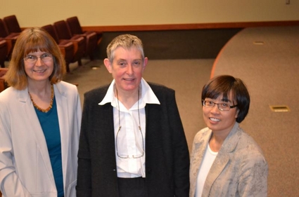 Professors Iwona Jasiuk, Lorna Gibson, and Elizabeth Hsiao-Wecksler