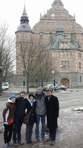 Amanda and Andrew enjoyed a visit from several familiar faces, including Erik Anderson (BSME 2013), Henry Firth (BSEM 2013), Traci Grosse (BSME 2013), and Val Laguna (BSME 2013).