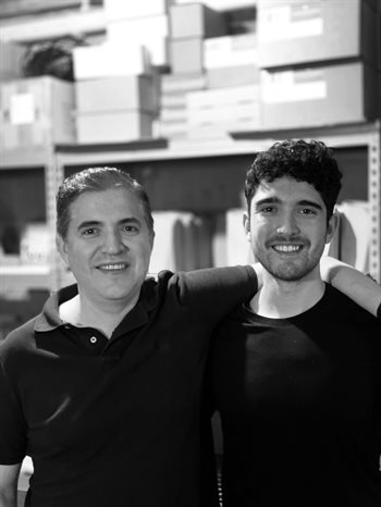 Roberto and his father, co-founders of IntoConcrete.
