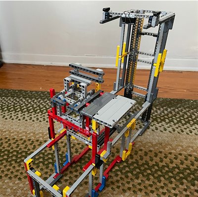 LEGO tower built for a research testing project.