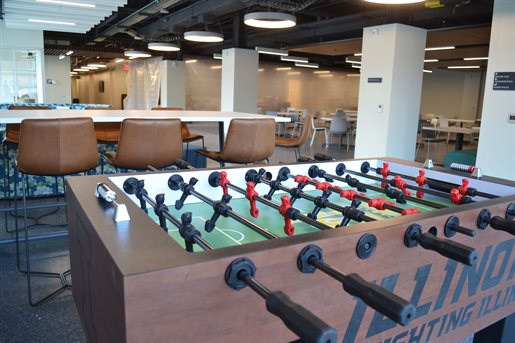 Student center foosball table.