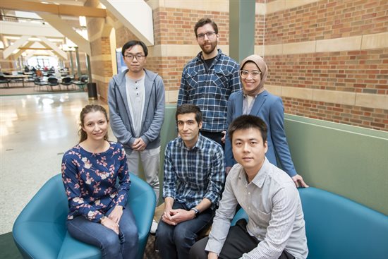 Group of 6 recipients of the Beckman Institute Postdoctoral Fellowship.