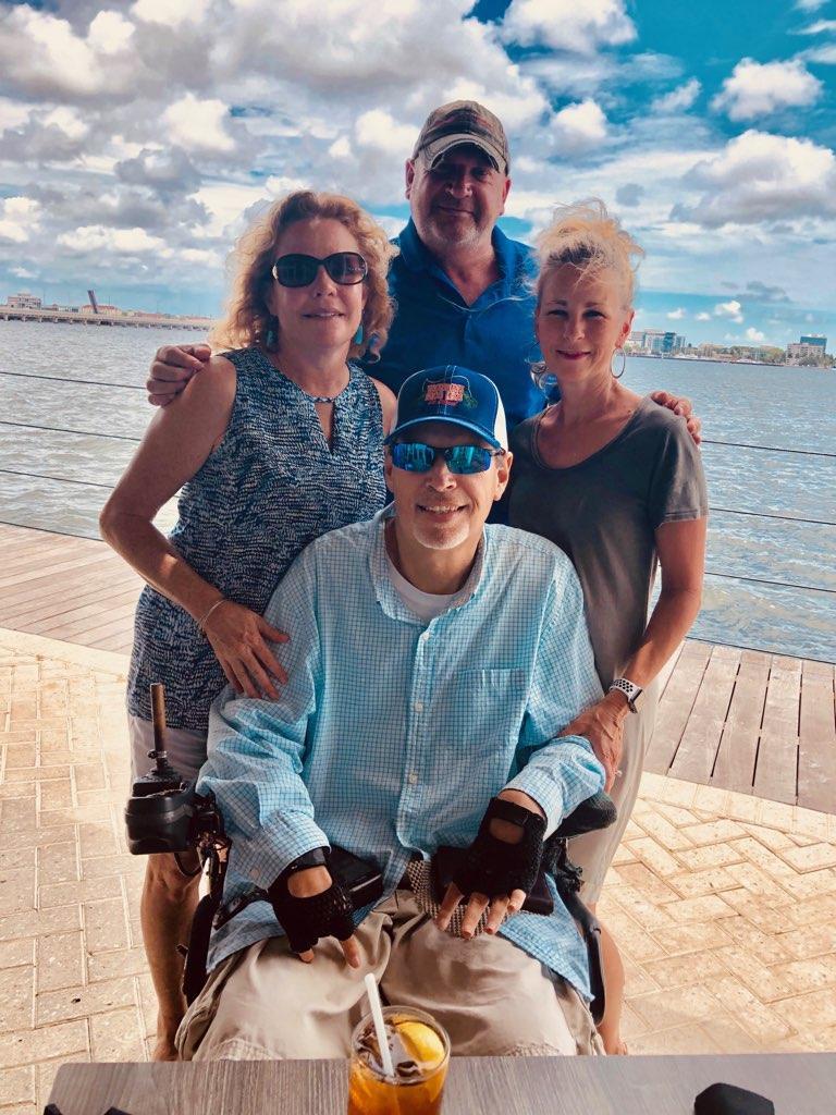 Scott Darnell with family.