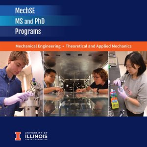 MechSE Illinois Graduate Programs brochure cover