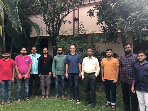 Group of researchers in IIT Madras in India.