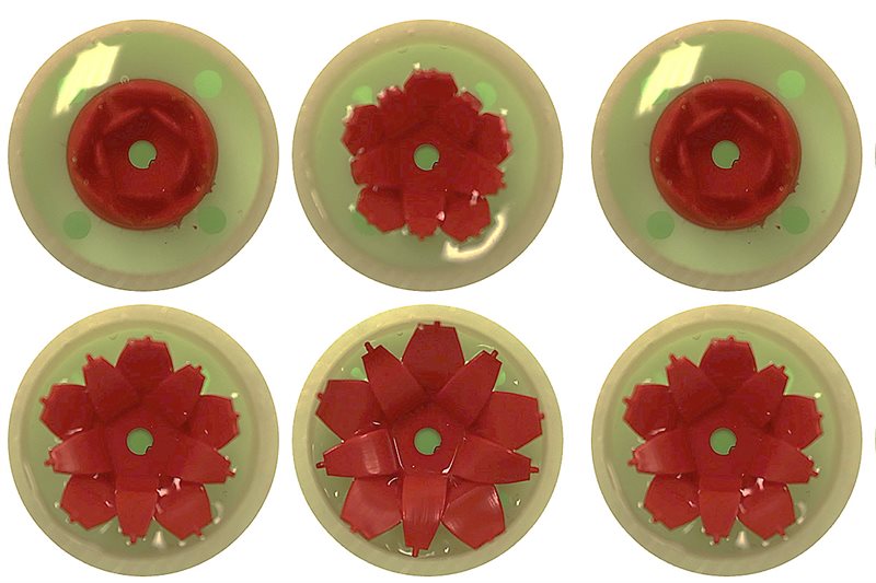 UIUC researchers have developed a new breed of display screens that use flexible fins, varying temperatures and liquid droplets that can be arranged in various orientations to create images. The control is precise enough to achieve complex motions, like simulating the opening of a flower bloom.&amp;nbsp;