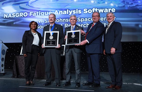 Recipients of the Space Technology Hall of Fame induction. Developers of the NASGRO software.