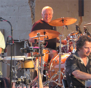 Larry Lister on drums