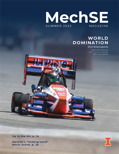 Summer 2023 MechSE Magazine cover