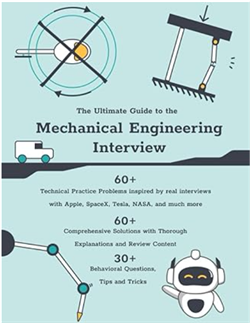 book cover, The Ultimate Guide to the Mechanical Engineering Interview