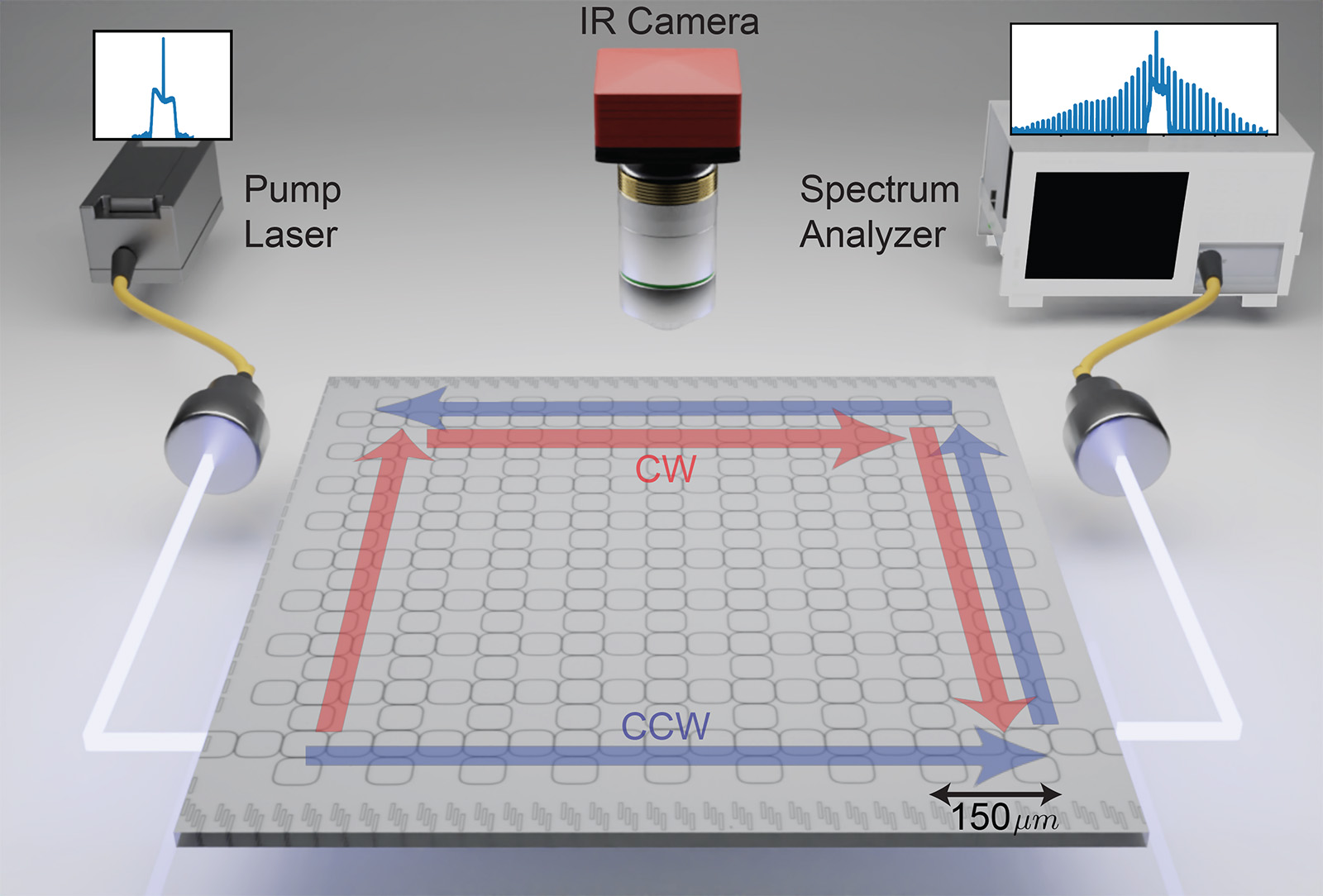 schematic of the new experiment