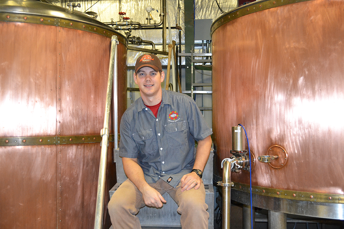 Tom Korder at his brewery