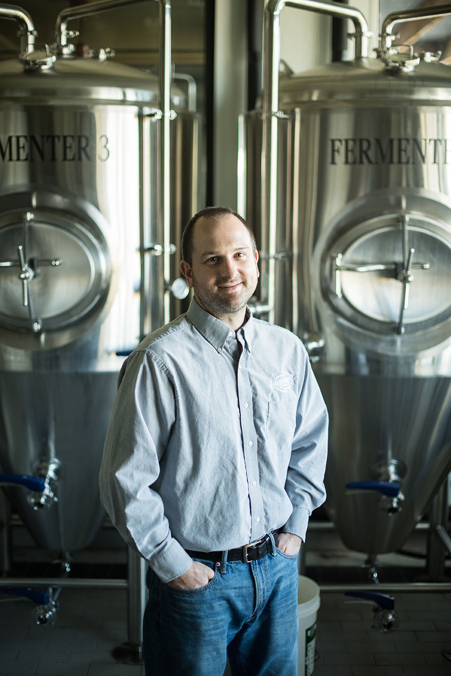 Schwoerer at his brewery